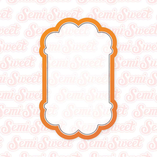 Thick Header-Footer Plaque Cookie Cutter