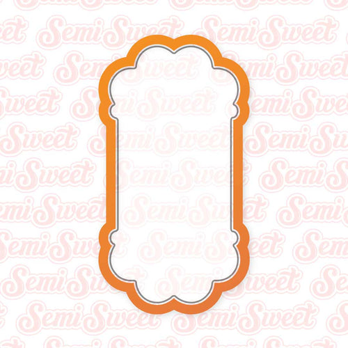 Thin Header-Footer Plaque Cookie Cutter
