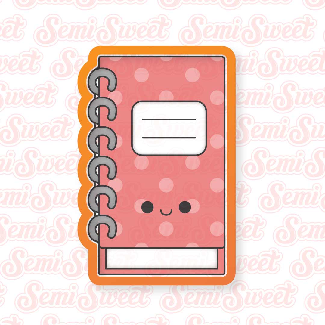 spiral notebook cookie cutter