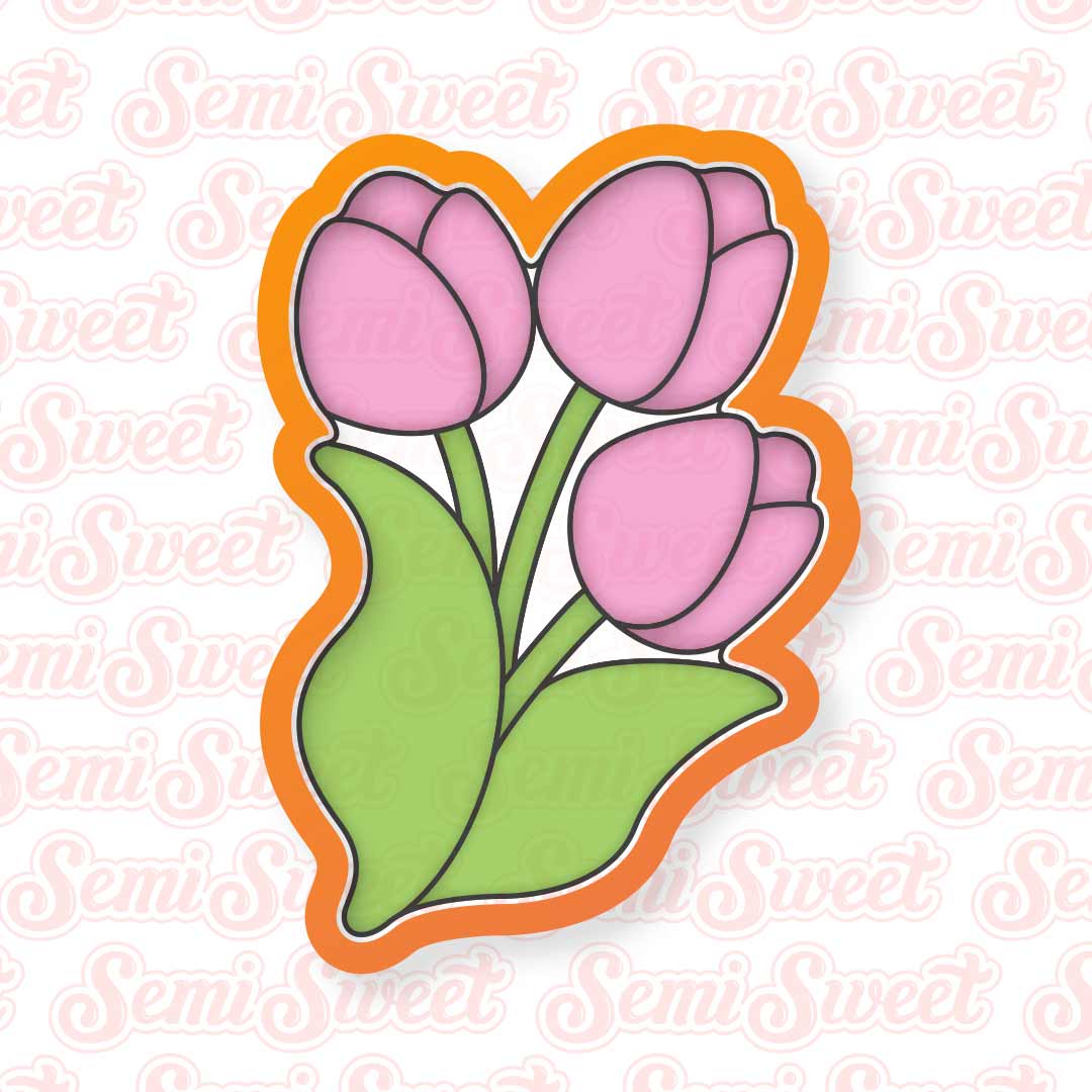 Tulip Bunch Cookie Cutter