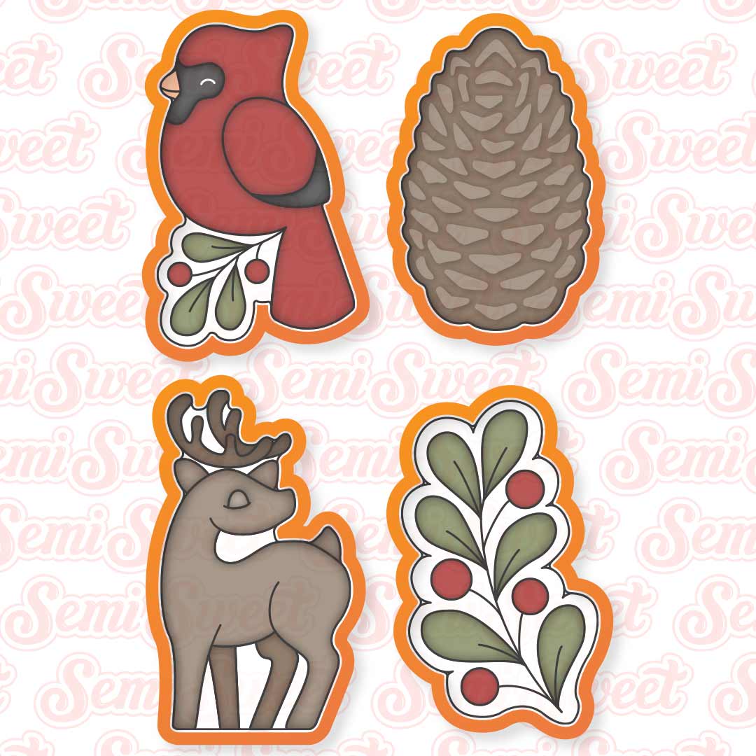 Winter Woodland Cookie Cutter Set
