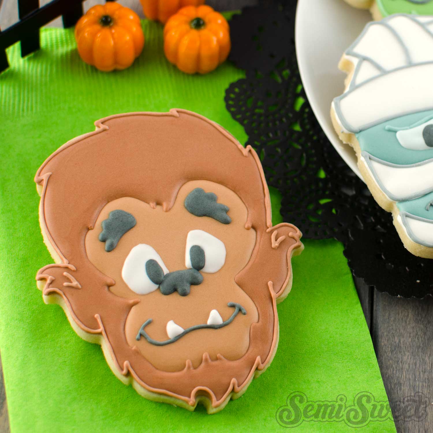 Wolfman Face Cookie Cutter