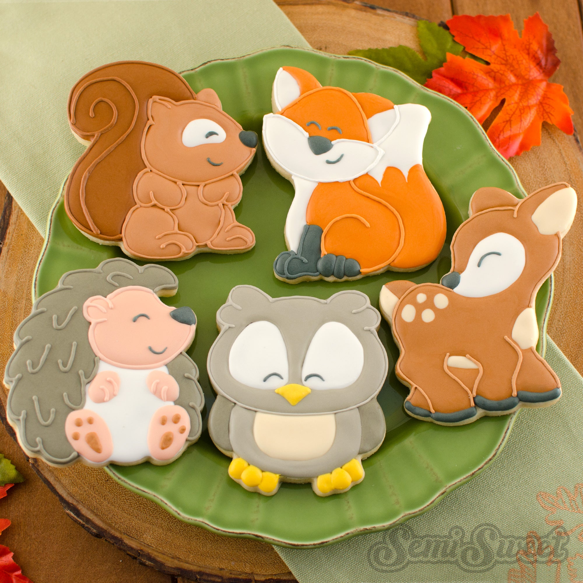 woodland animal cookie cutters | Semi Sweet Designs