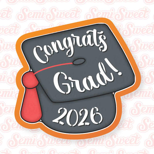 Top-View Graduation Cap Cookie Cutter