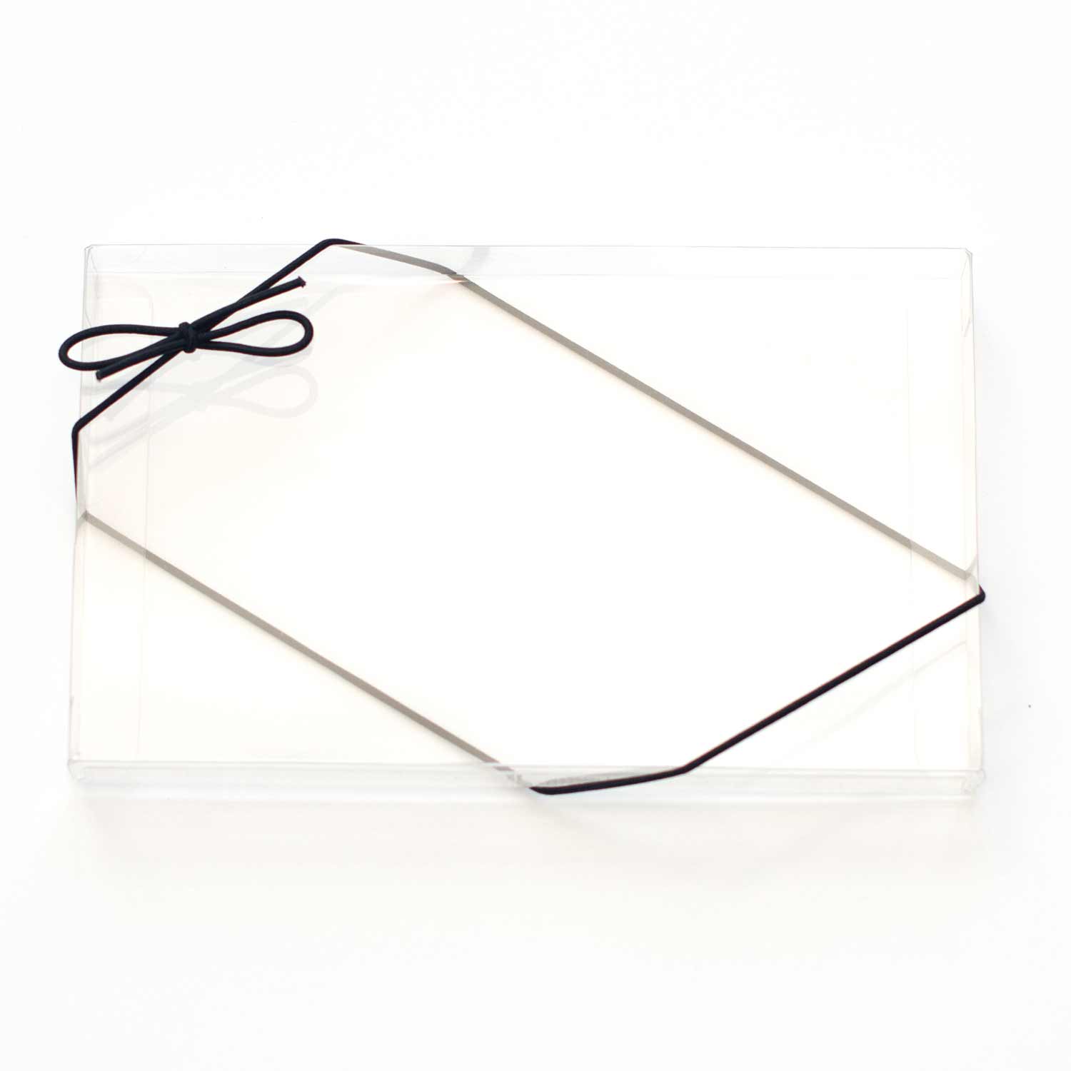 4.5" x 4.5" clear cookie box