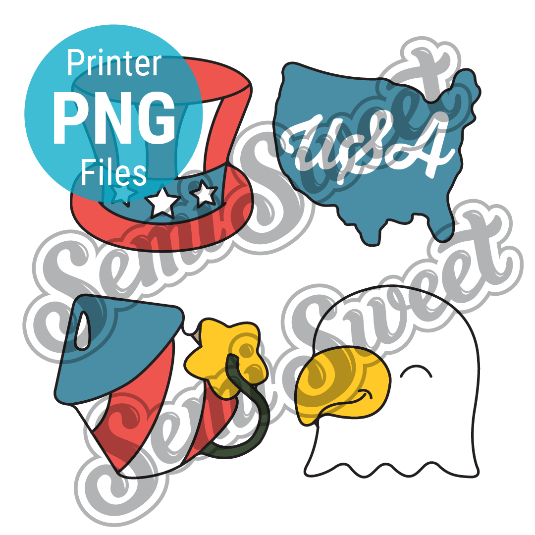 4th of July Set - PNG Images | Semi Sweet Designs