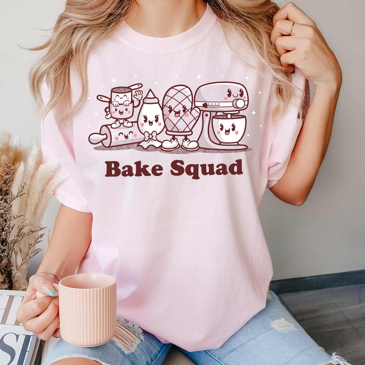 Bake Squad Pink Shirt | Semi Sweet Designs