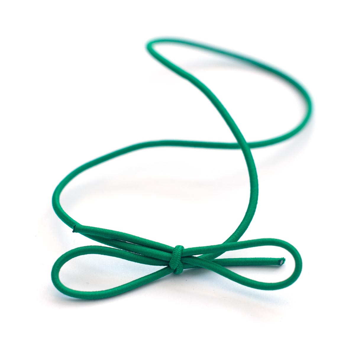 Christmas Green Matte Stretch Loops - 50 Per Pack