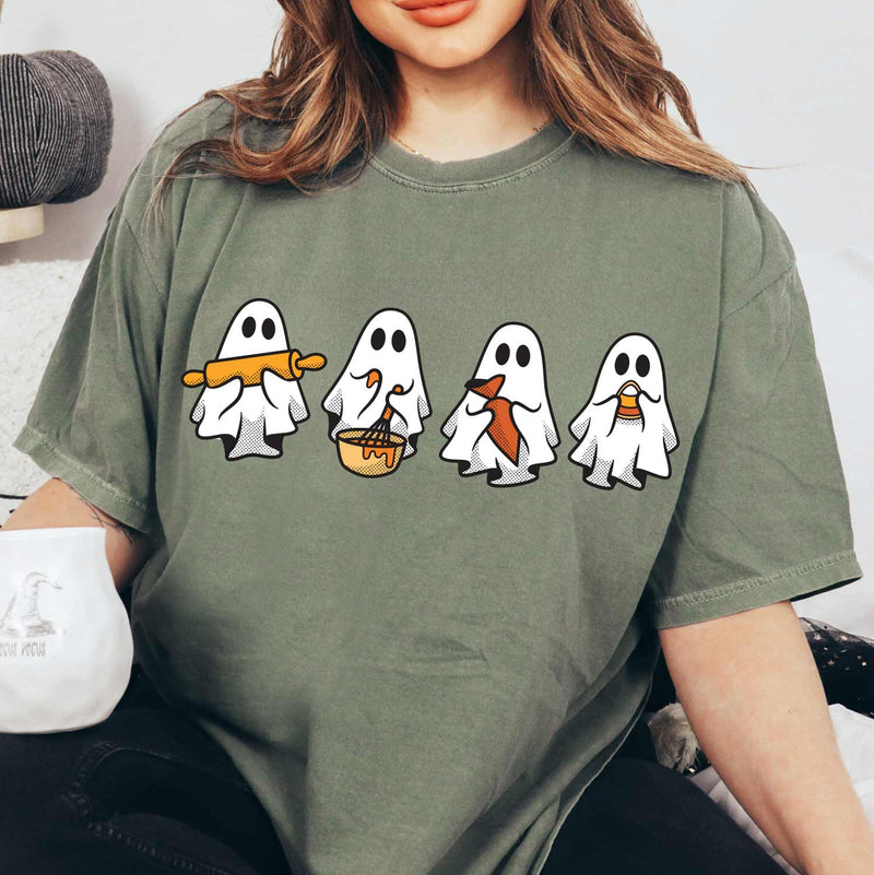 Cookie Decorating Ghosts Unisex T-Shirt