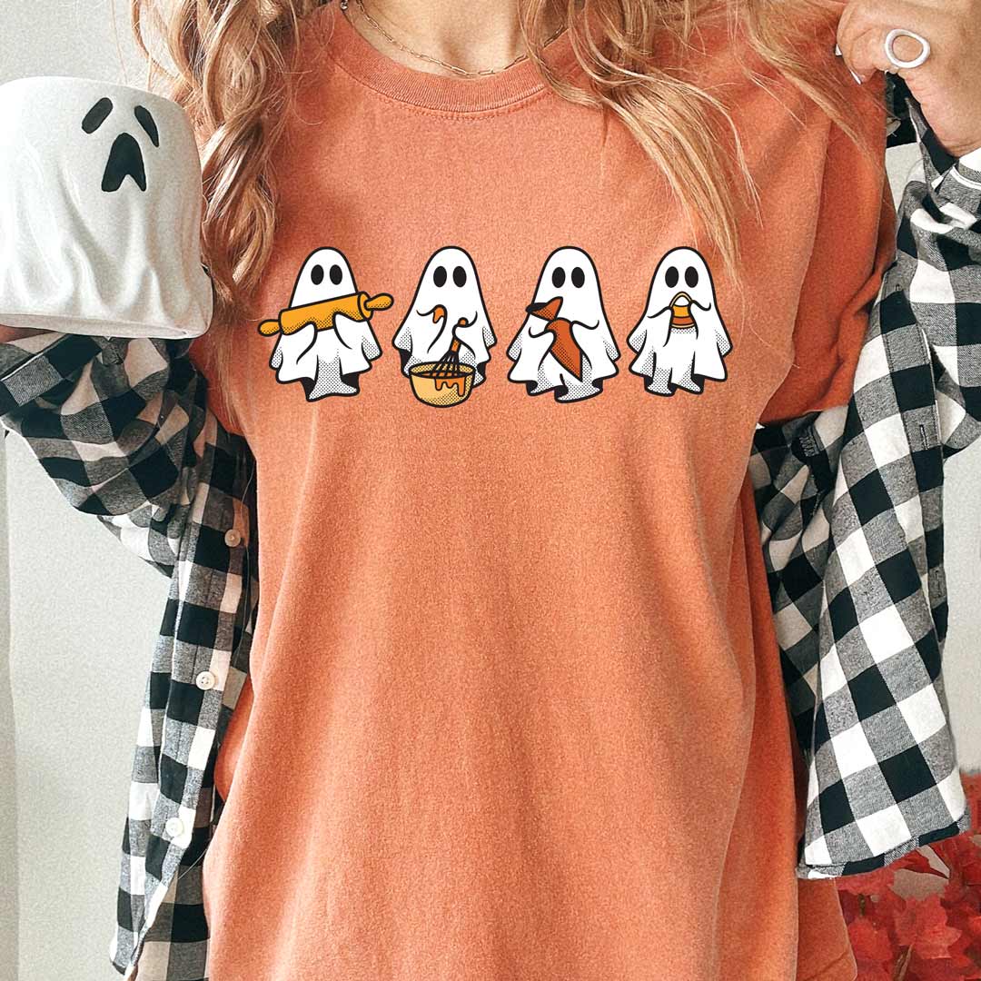 Cookie Decorating Ghosts Unisex T-Shirt