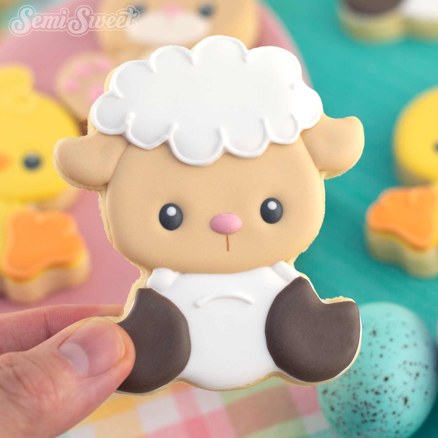 Chubby Easter Lamb Cookie Cutter