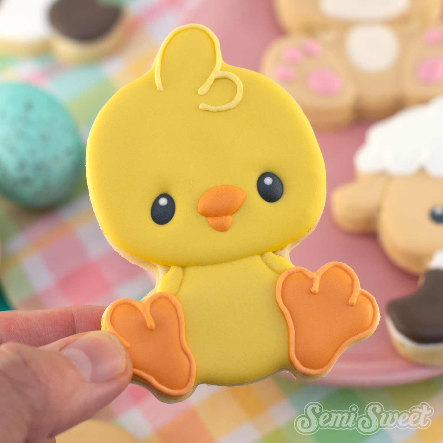 Chubby Easter Chick Cookie Cutter