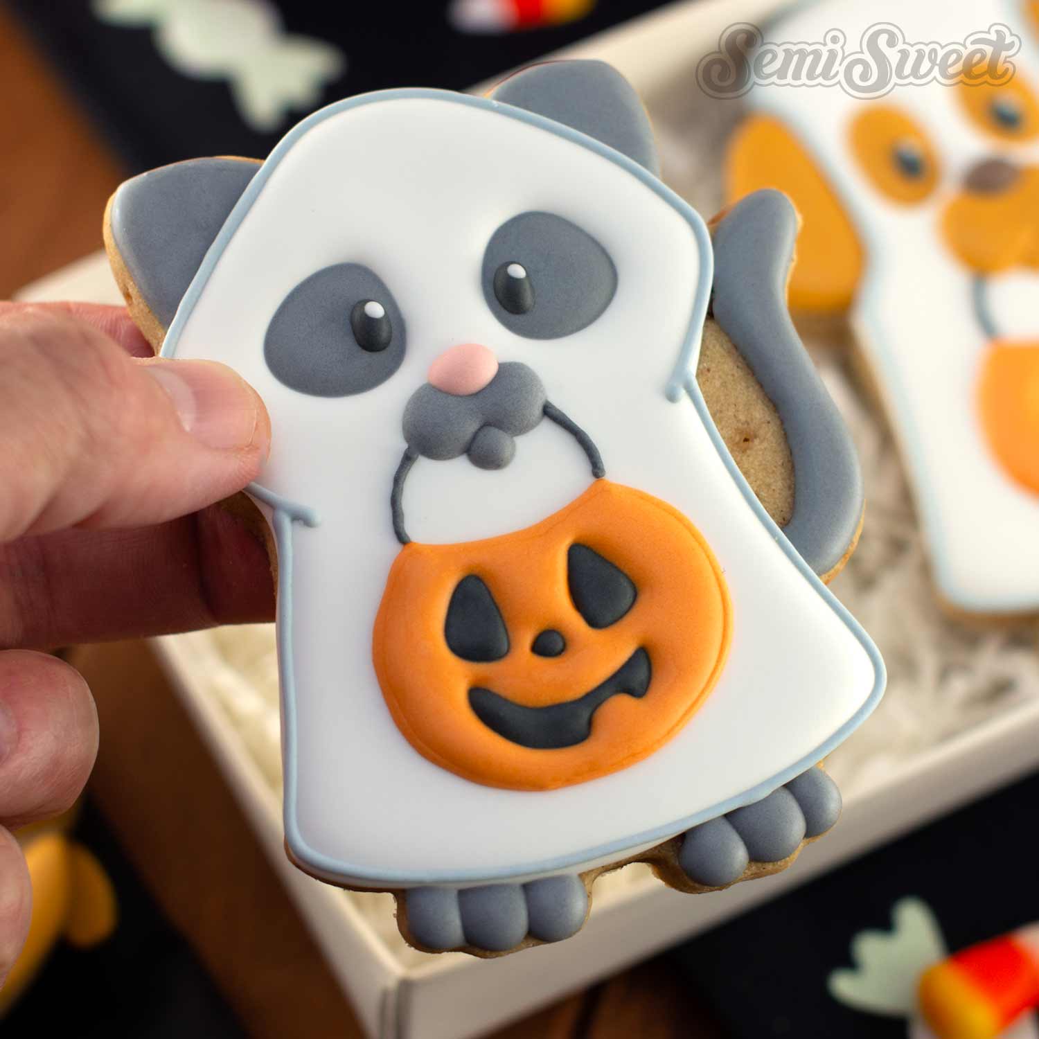 Halloween Ghost Cat Cookie Cutter