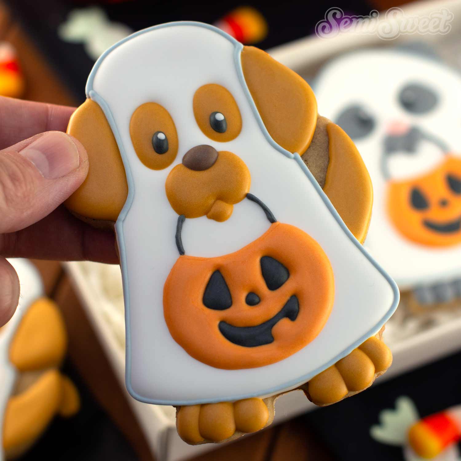 Halloween Ghost Dog Cookie Cutter