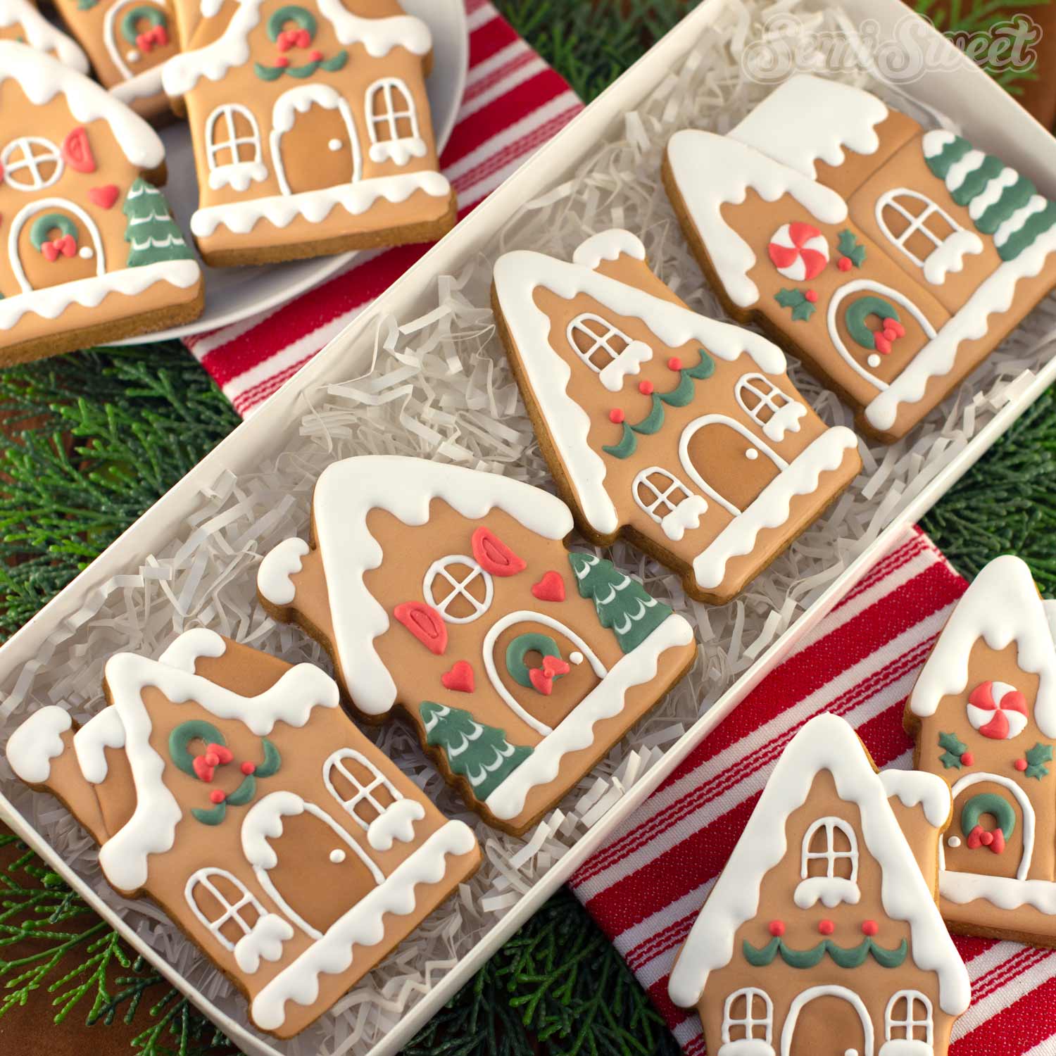 Gingerbread House Village Cookie Cutter Set