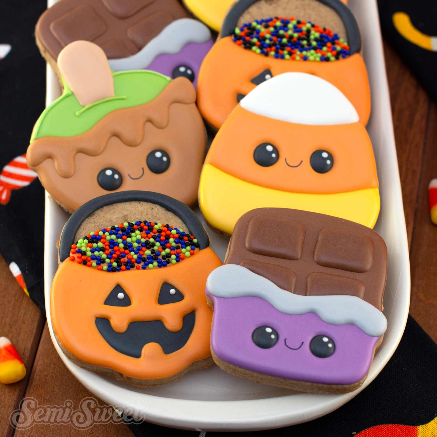 Halloween Candy Cookie Cutter Set