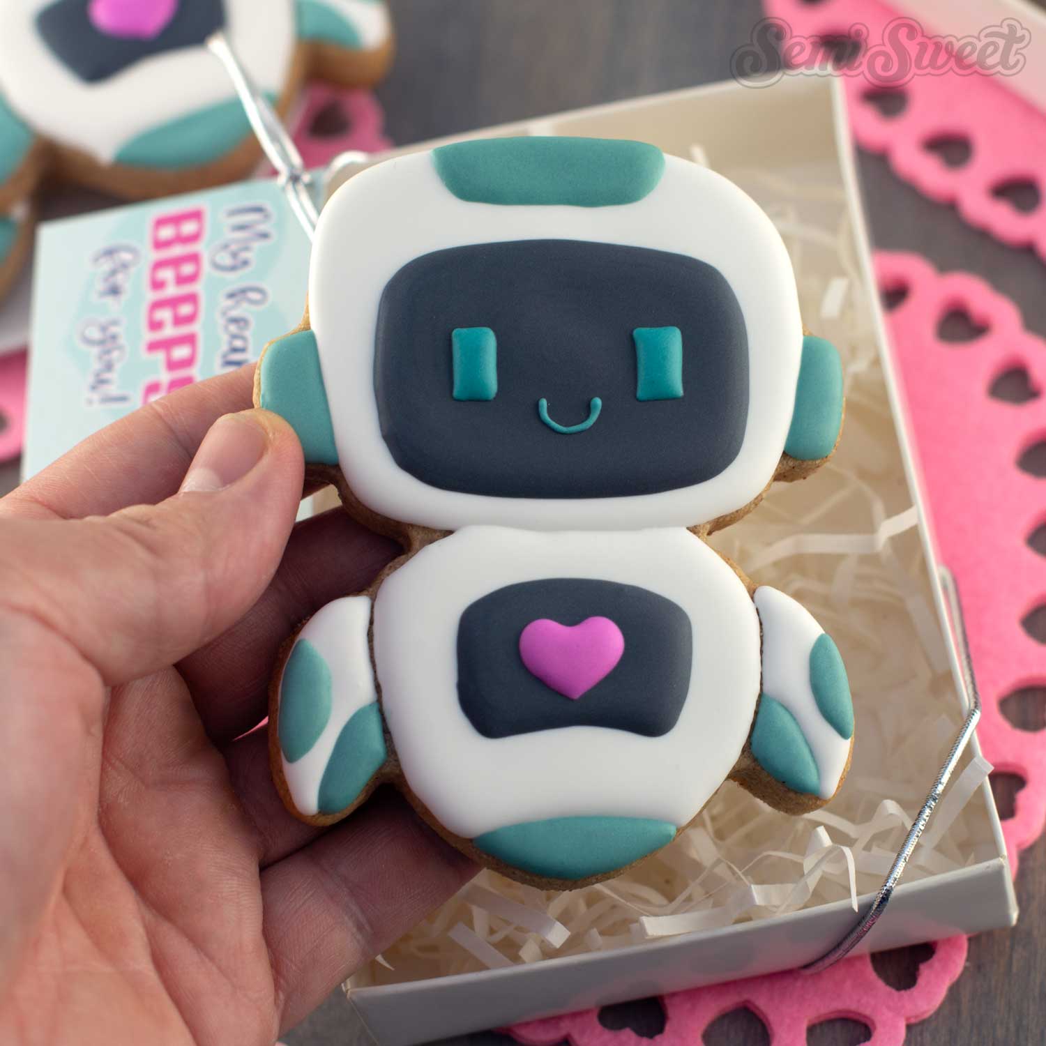Modern Robot Cookie Cutter