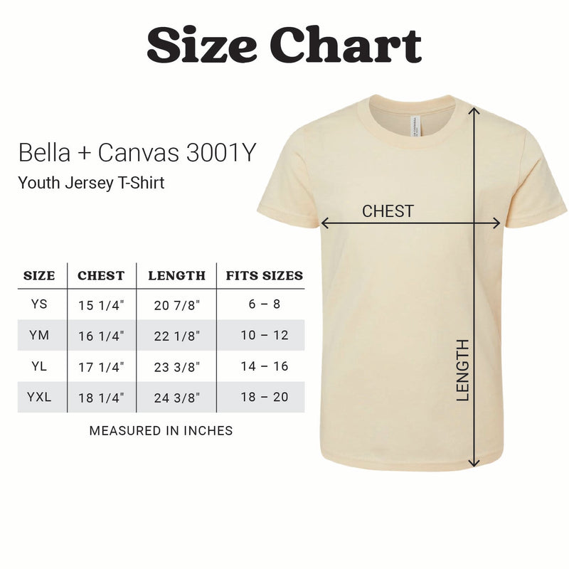 Sunny with a Chance of Sprinkles Natural Youth T-Shirt