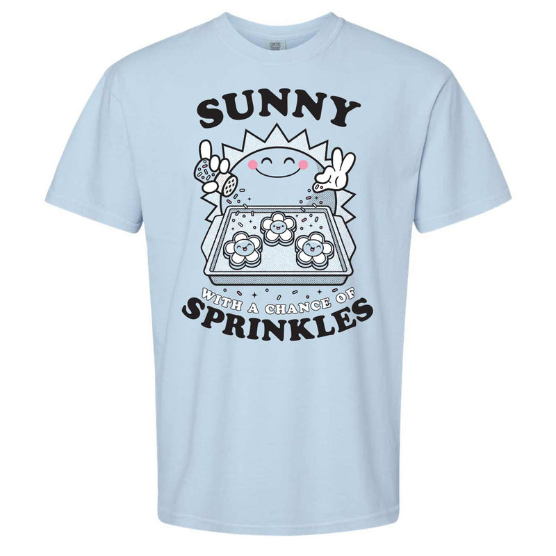 Sunny with a Chance of Sprinkles Hydrangea Unisex T-Shirt | Semi Sweet Designs