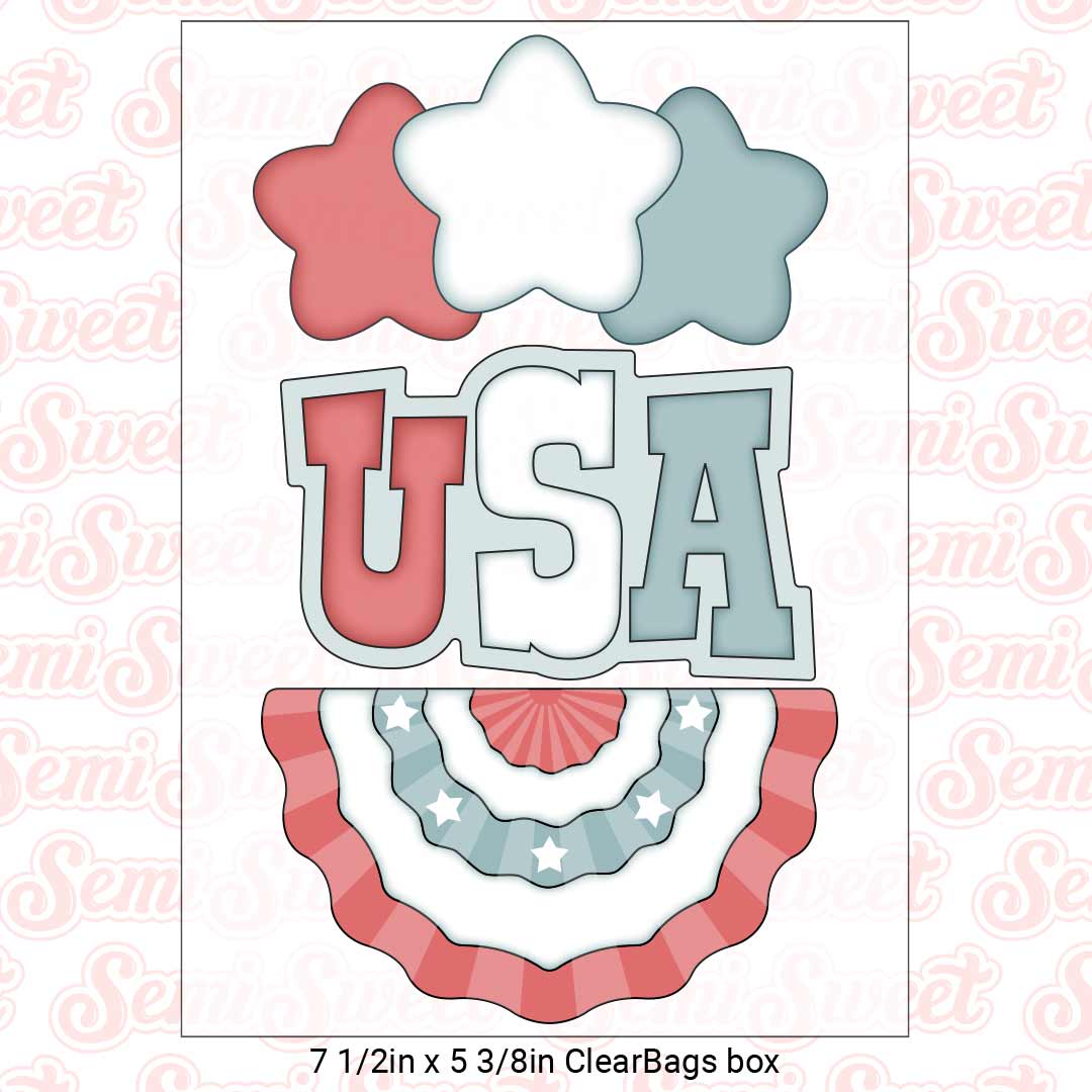 Single USA Cookie Cutter