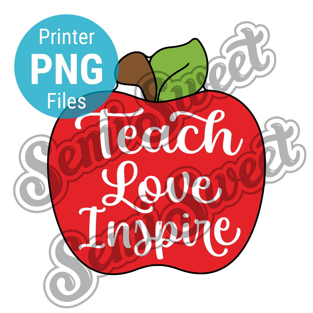 Apple Plaque - PNG Images | Semi Sweet Designs