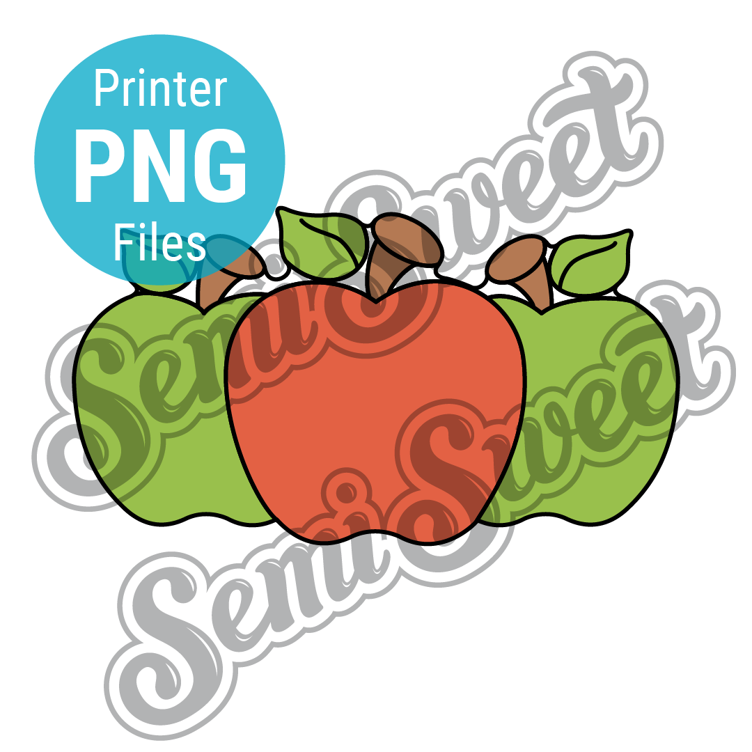 Apples Set - PNG Images | Semi Sweet Designs