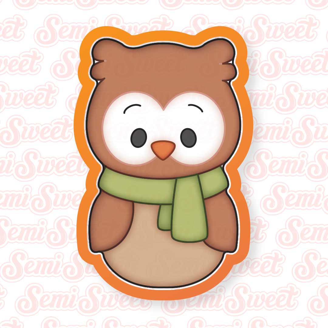 Thin Owl Cookie Cutter | Semi Sweet Designs