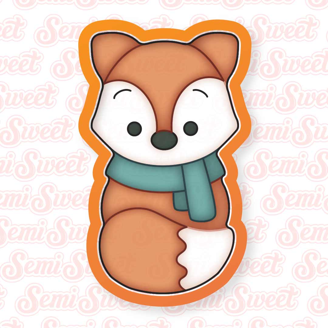 Thin Fox Cookie Cutter | Semi Sweet Designs