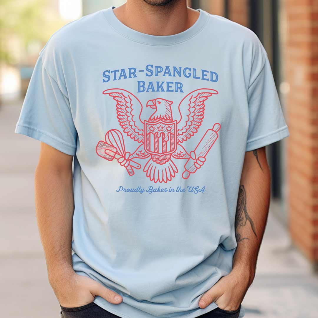 Star-Spangled Baker Eagle Unisex T-Shirt