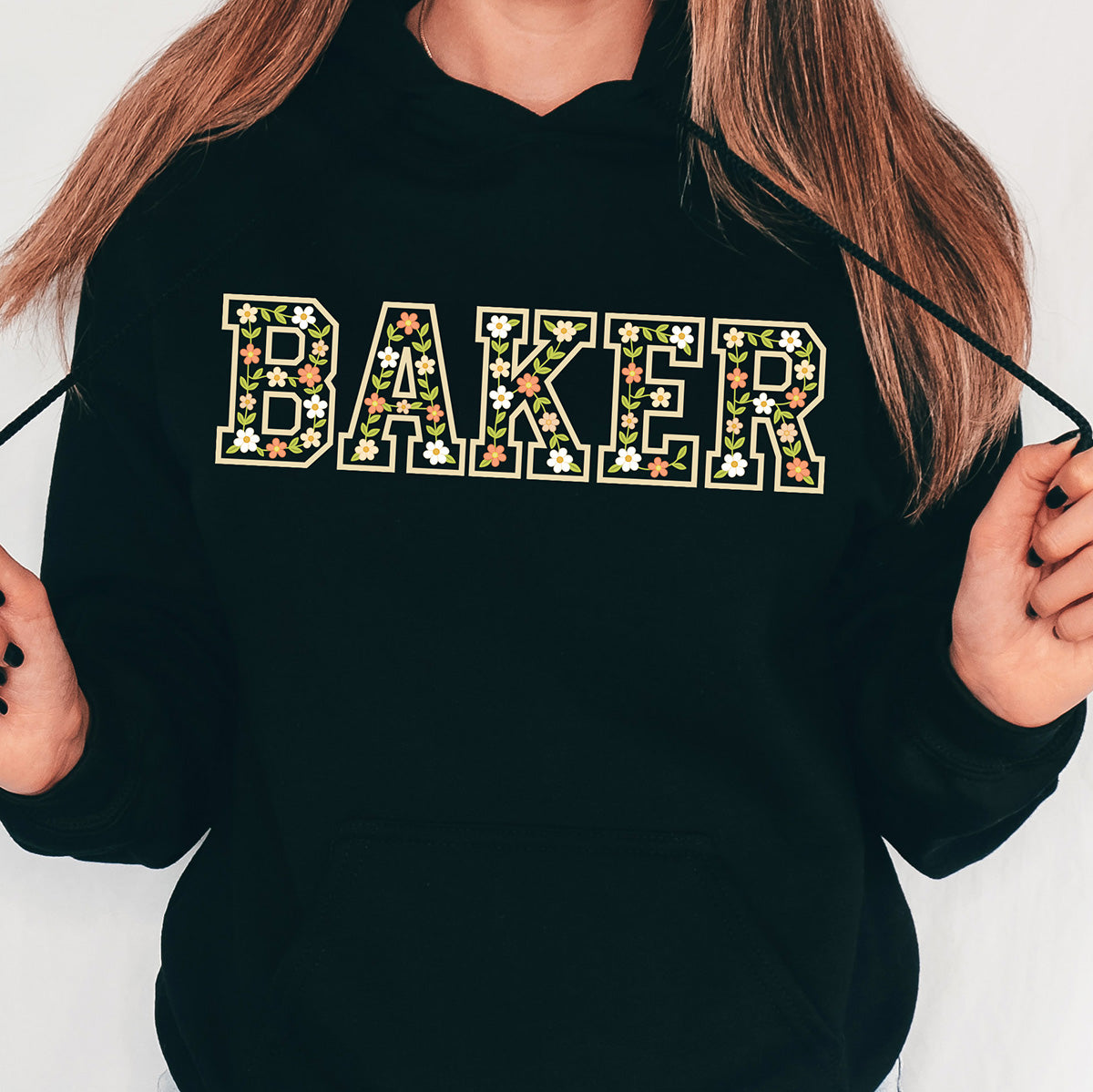 Floral Baker Unisex Hoodie