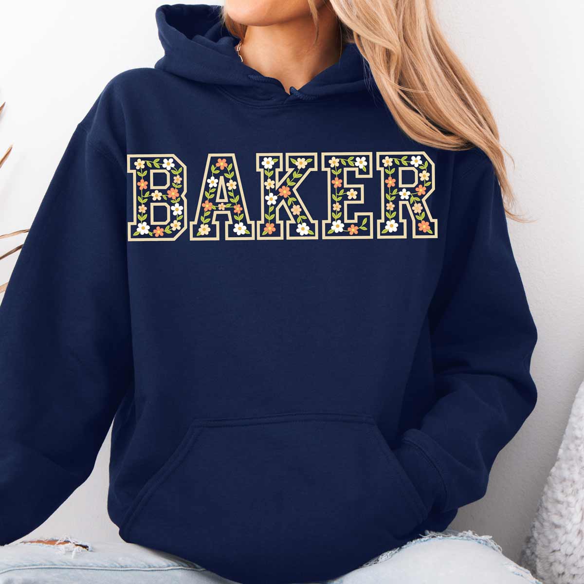 Floral Baker Unisex Hoodie