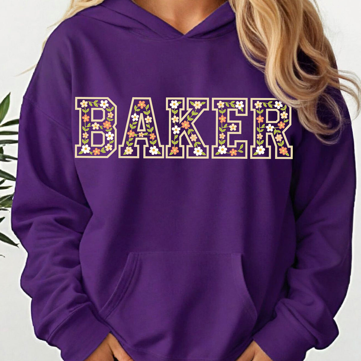 Floral Baker Unisex Hoodie