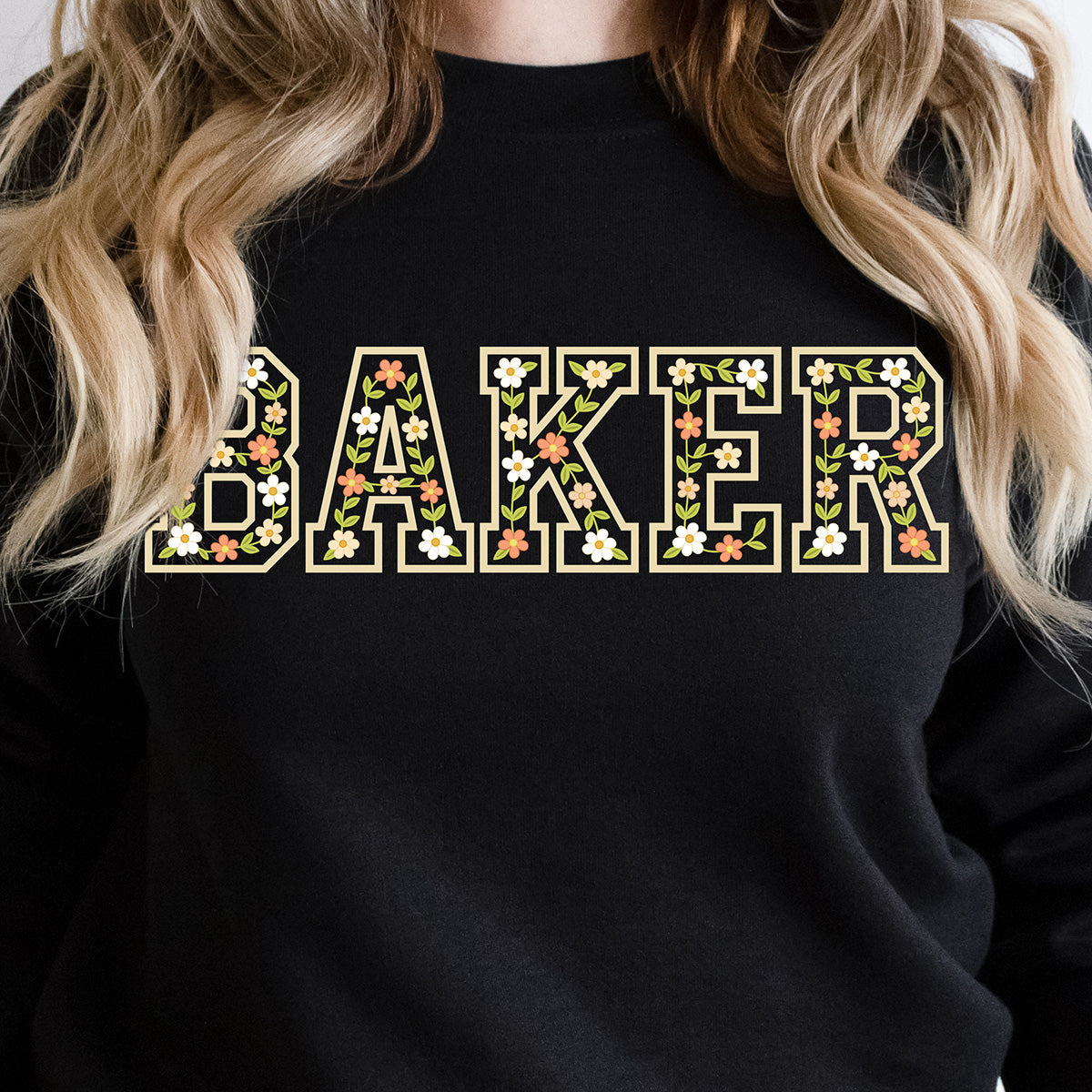 Floral Baker Unisex Sweatshirt
