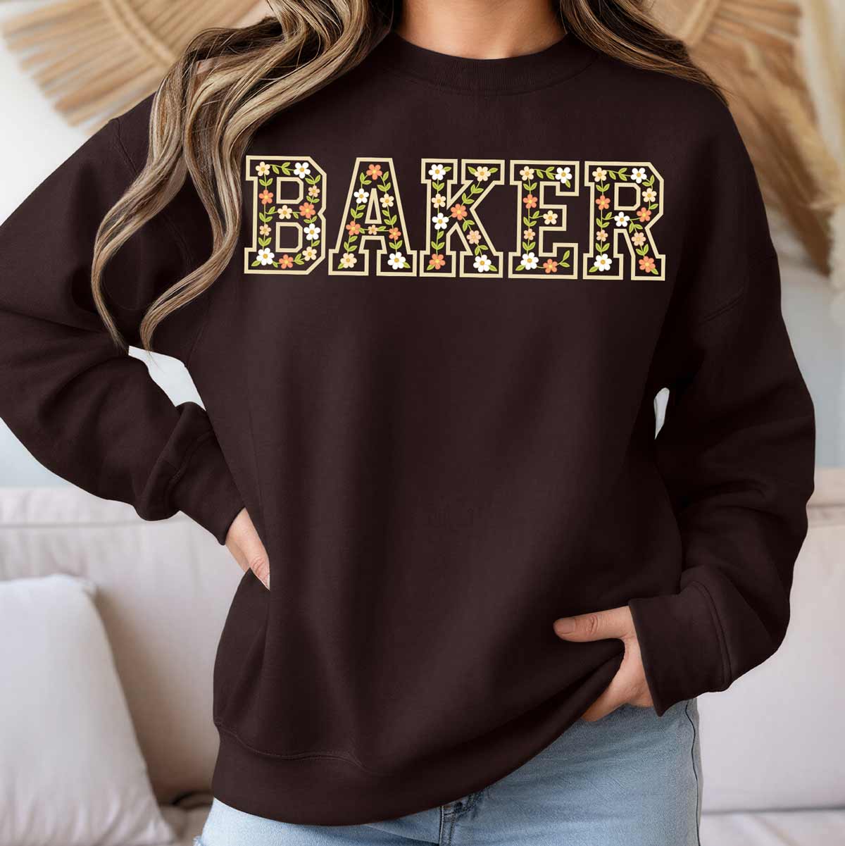 Floral Baker Unisex Sweatshirt