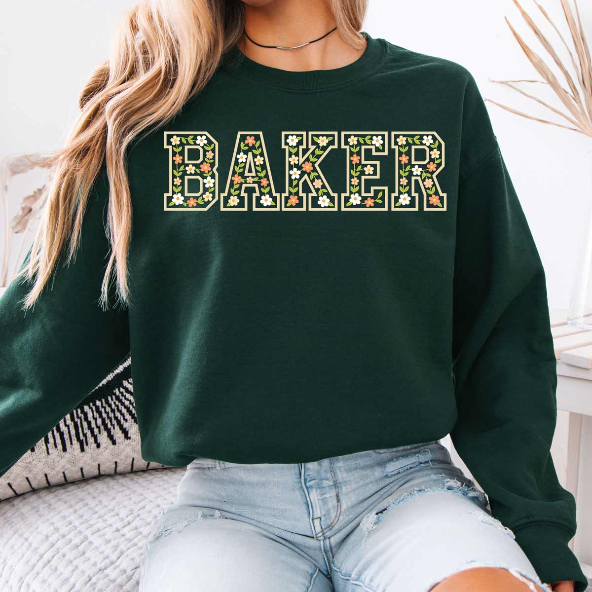 Floral Baker Unisex Sweatshirt