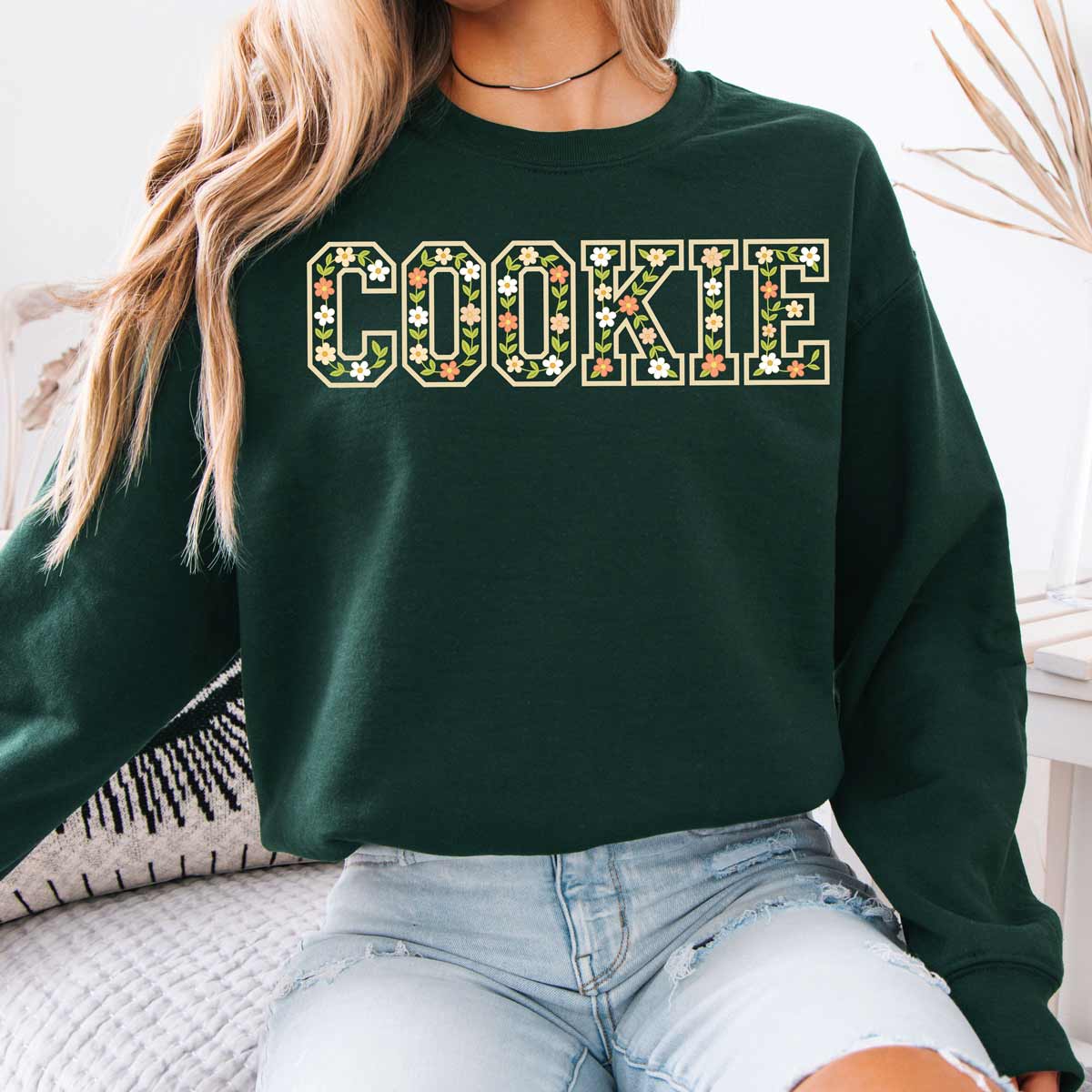 Floral Cookie Unisex Sweatshirt