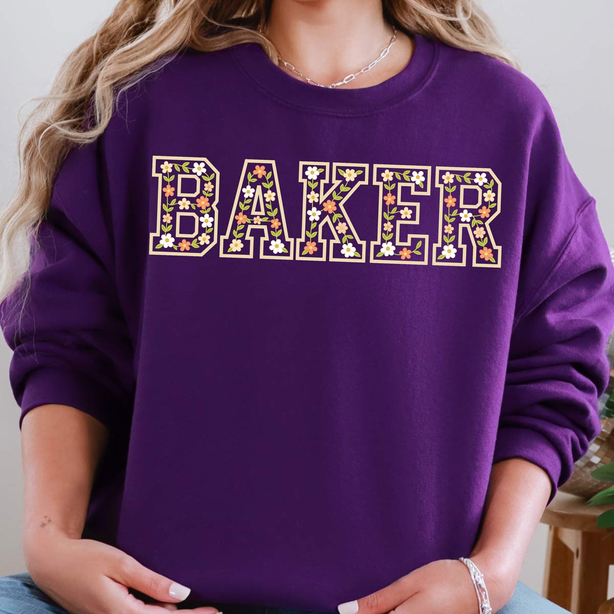 Floral Baker Unisex Sweatshirt