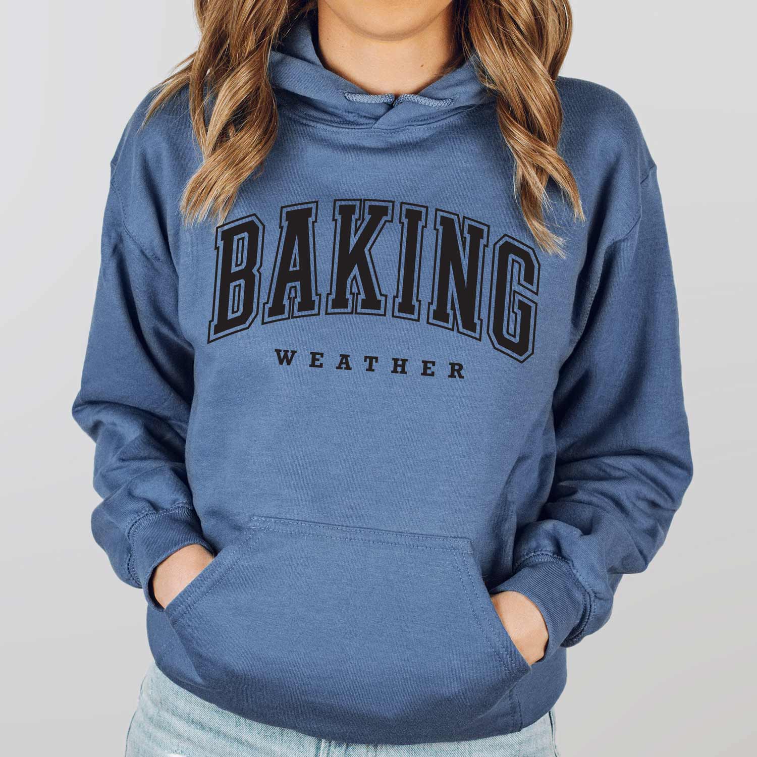 Baking Weather Black Ink Unisex Hoodie