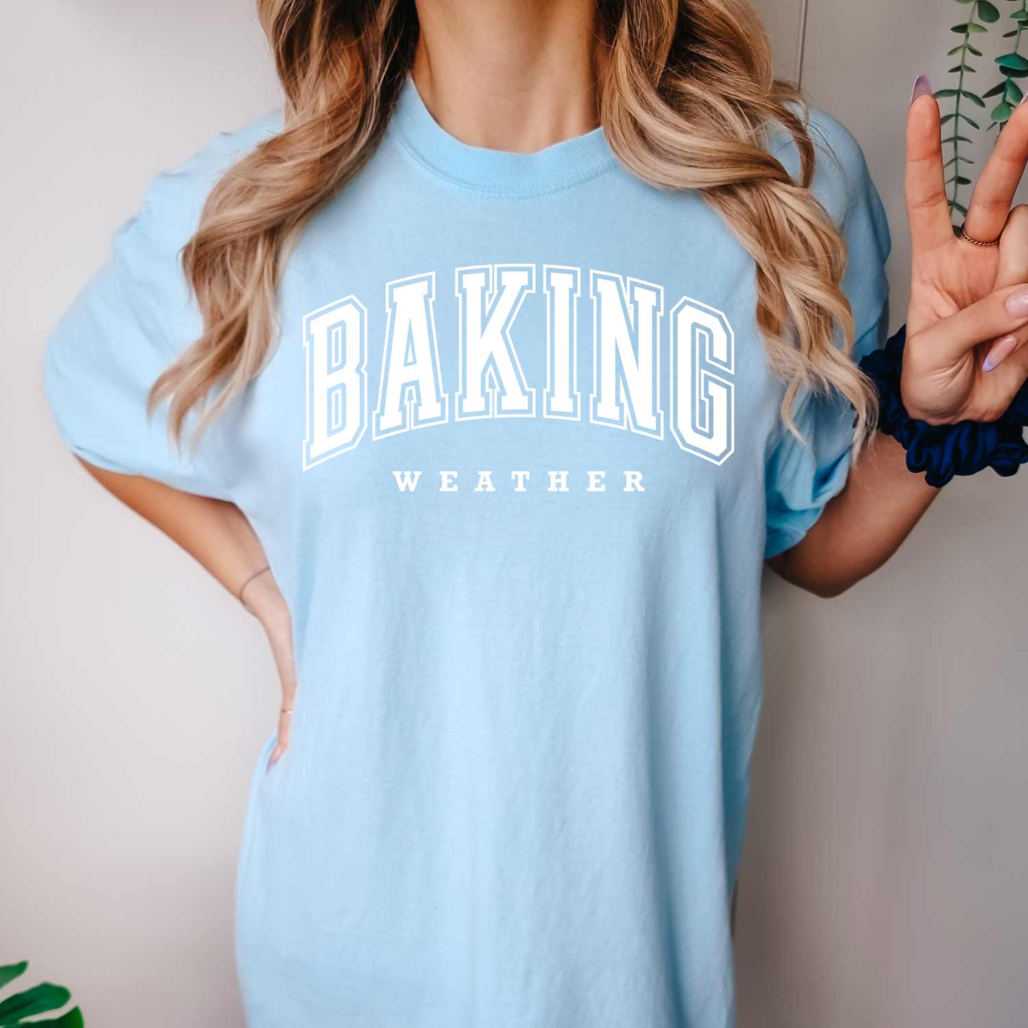 Baking Weather White Ink Unisex T-Shirt