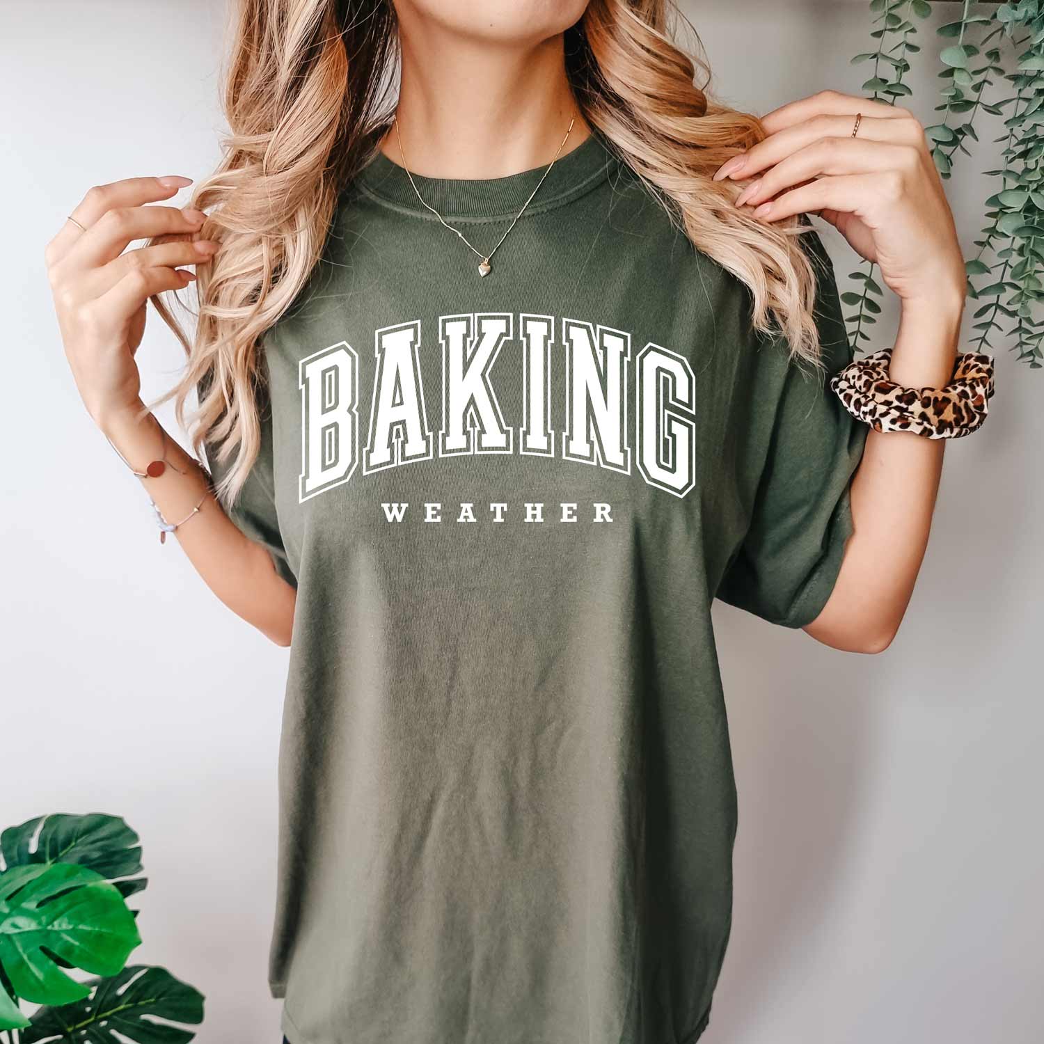 Baking Weather White Ink Unisex T-Shirt