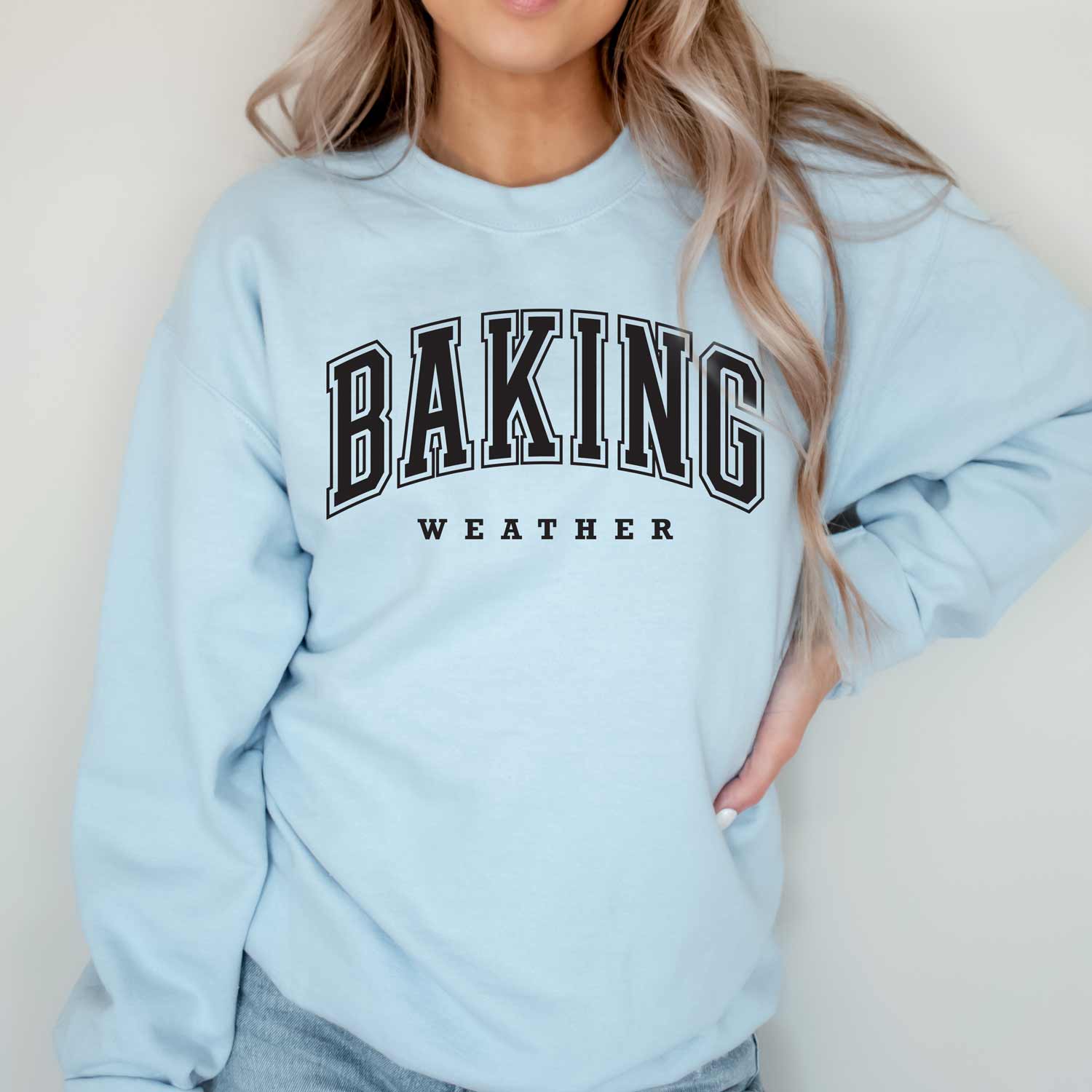 Baking Weather Black Ink Unisex Sweatshirt