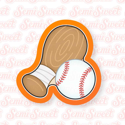 Baseball Bat & Ball Cookie Cutter