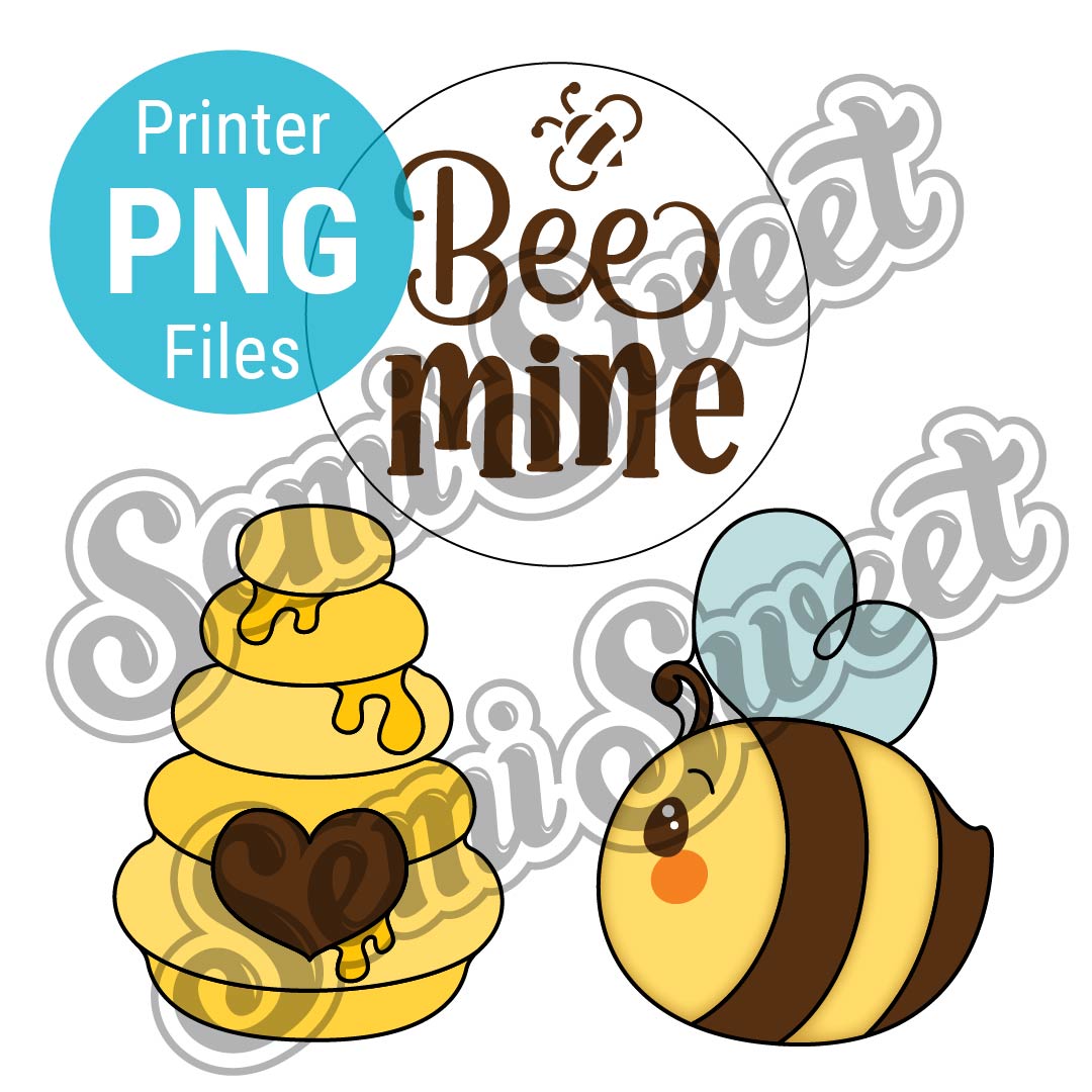 Bee and Beehive Platter Set - PNG Images