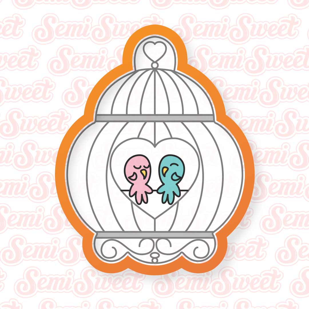 Birdcage Cookie Cutter | Semi Sweet Designs