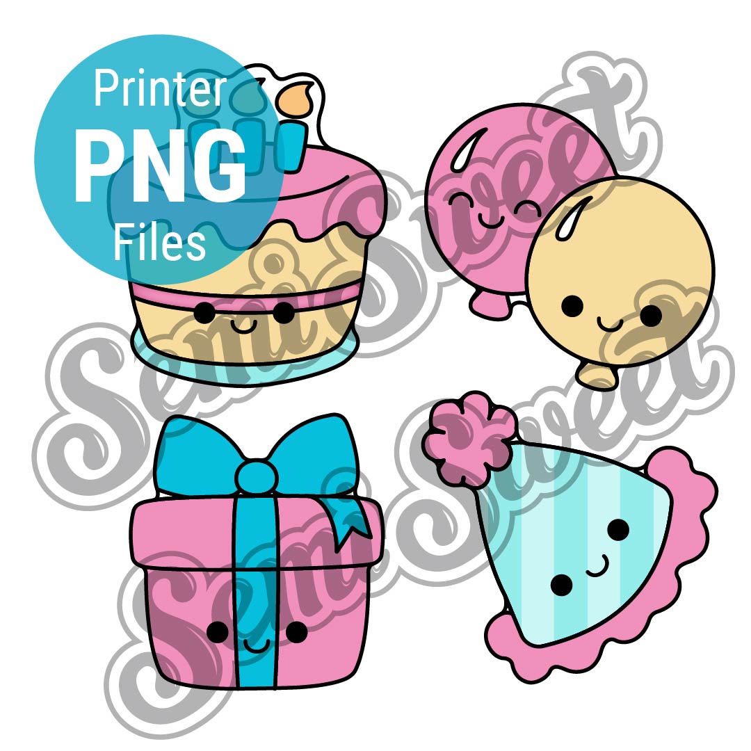 Birthday Set - PNG Images | Semi Sweet Designs