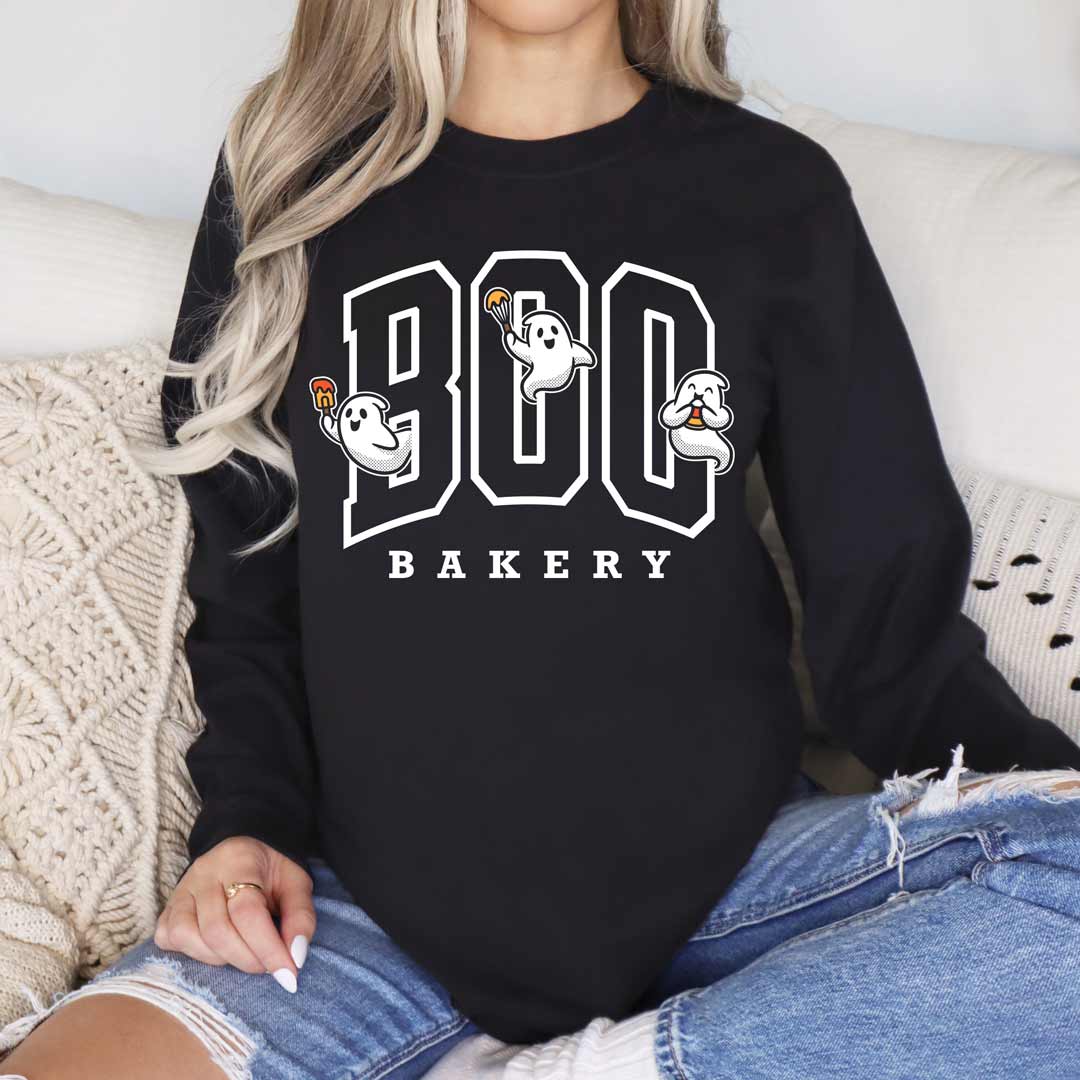 Boo Bakery Ghosts Unisex Long Sleeve T-Shirt