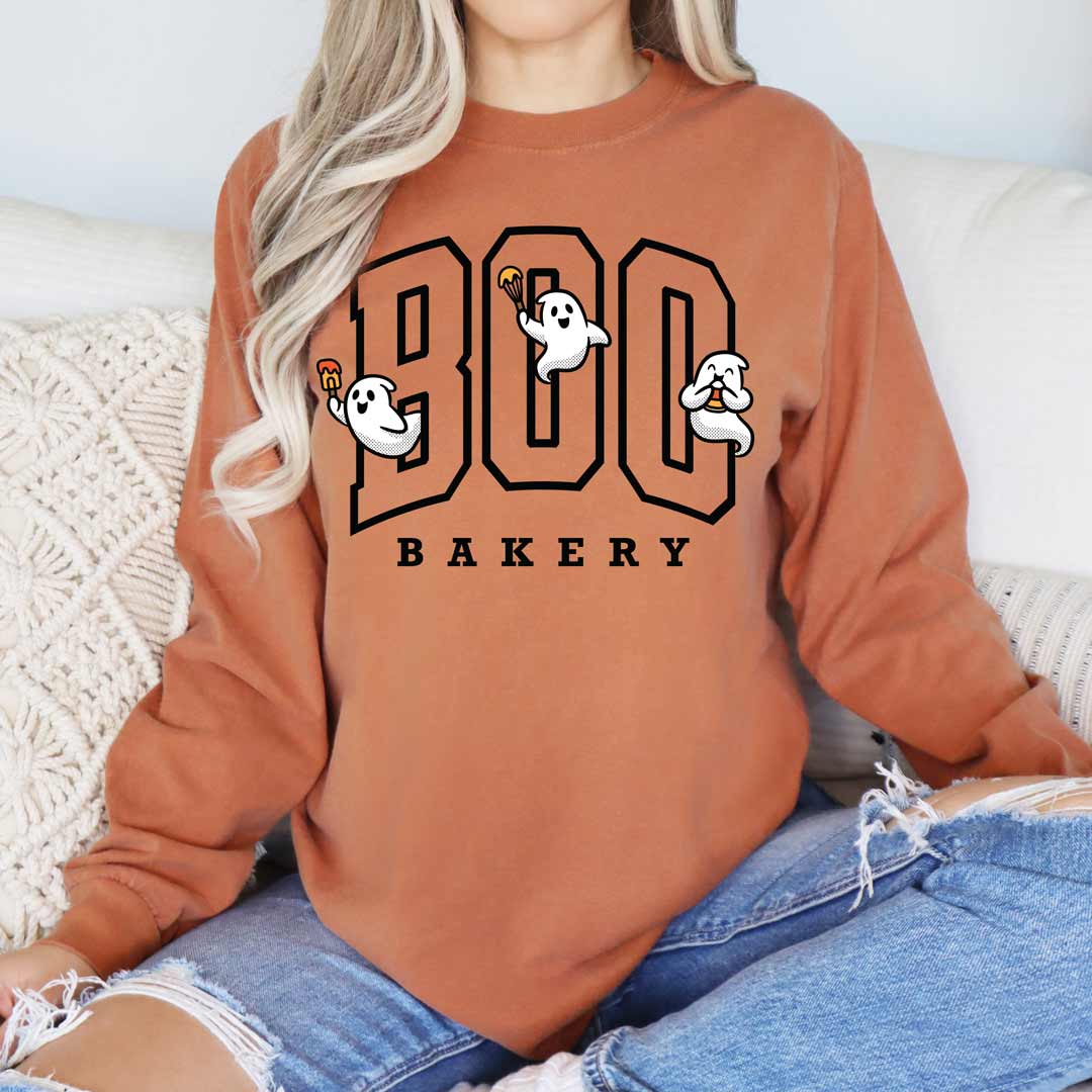 Boo Bakery Ghosts Unisex Long Sleeve T-Shirt