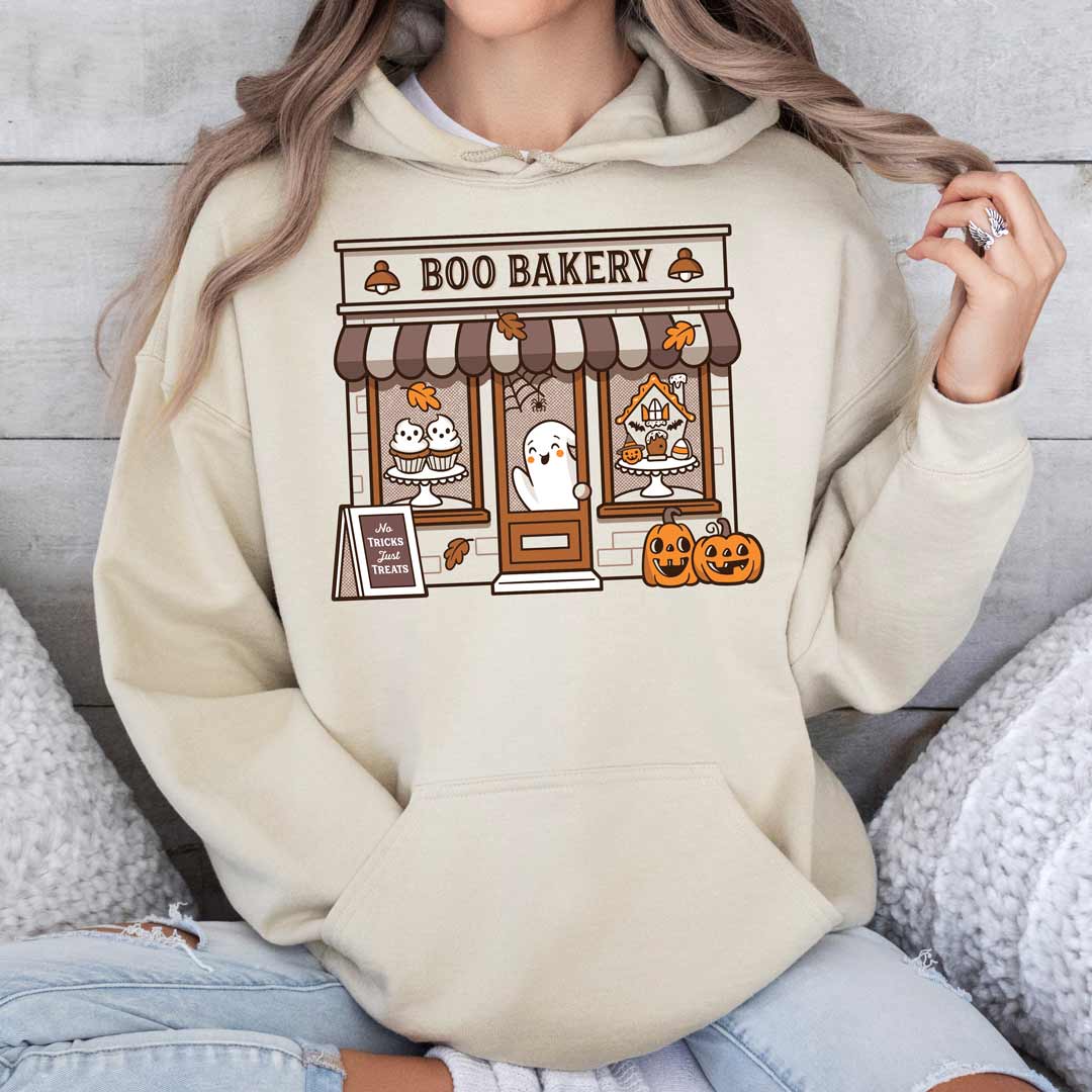 Boo Bakery Storefront Unisex Hoodie