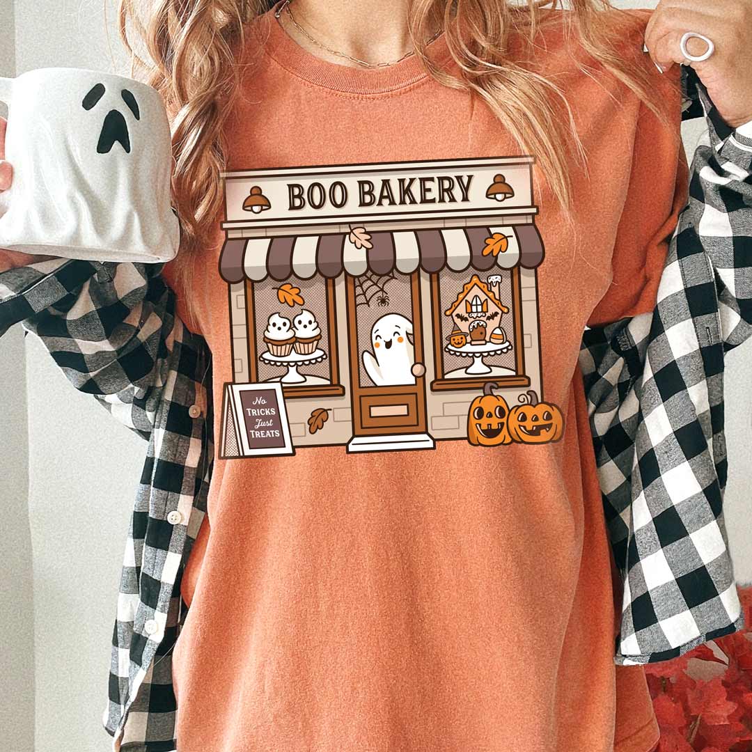 Boo Bakery Storefront Unisex T-Shirt