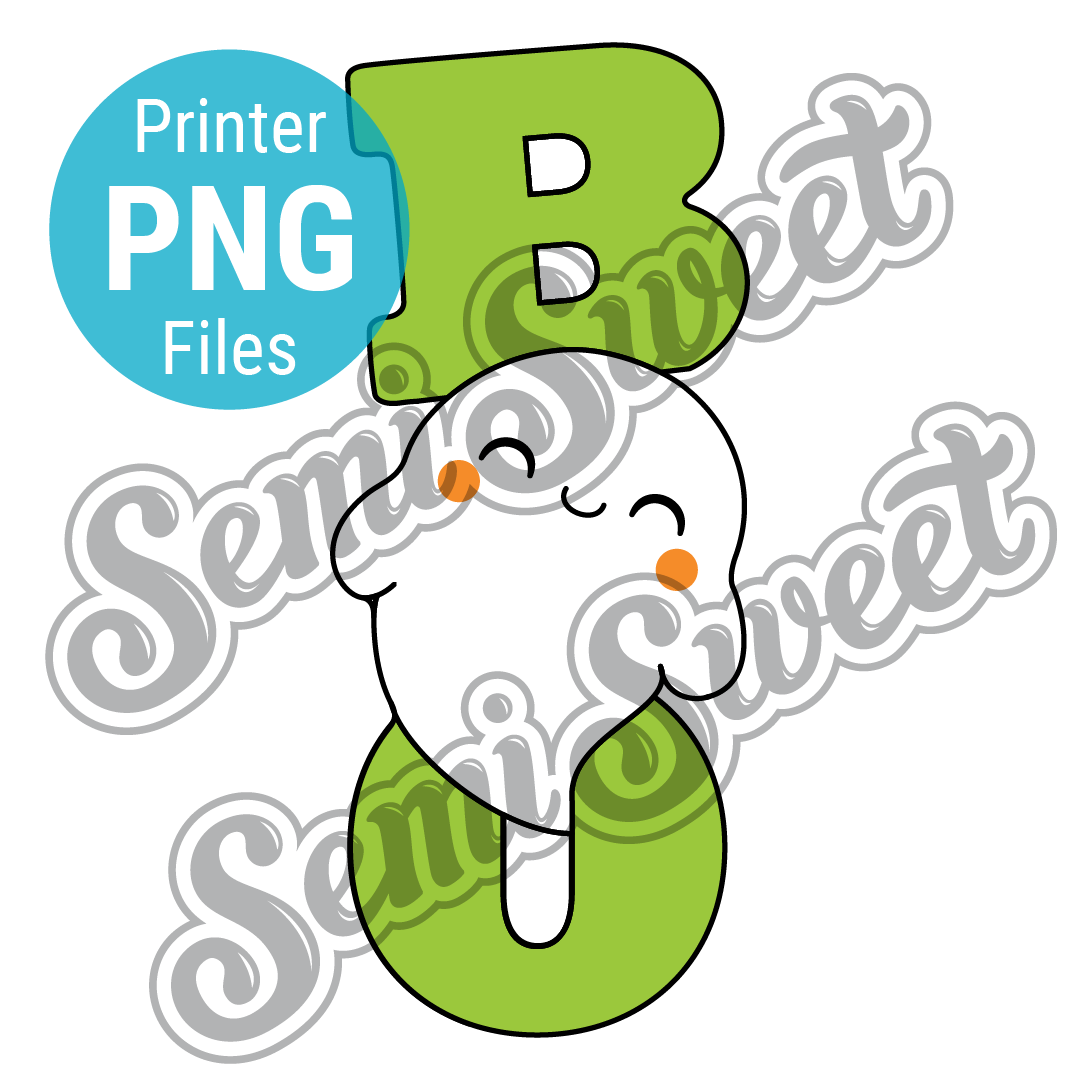 Boo Stack Ghost - PNG Images | Semi Sweet Designs